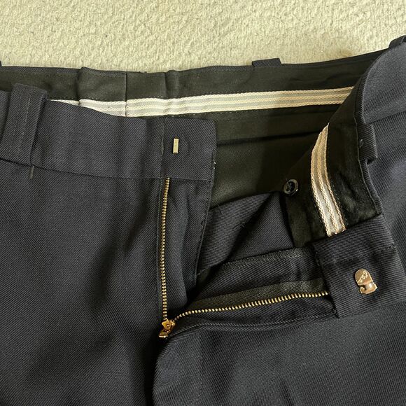 Elbeco Pants Mens 36R x  26 Blue Wool EMT Medical Military Pockets Uniform - Picture 4 of 14